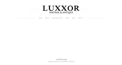 Desktop Screenshot of luxxorvintage.com