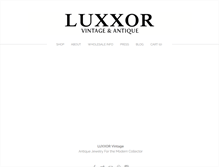 Tablet Screenshot of luxxorvintage.com